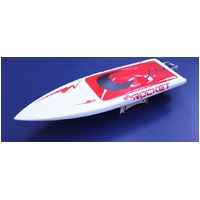 Rocket Electric Boat White hull w/2958 - TFL1111W