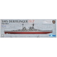 Takom 1/700 SMS Derfflinger 1917 (Full Hull) w/metal barrels Plastic Model Kit [SP-7040]