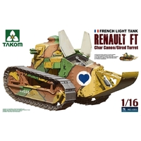 Takom 1/16 French Light Tank Renault FT char canon/Girod turret Plastic Model Kit [1001]