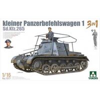 Takom 1/16 Kleiner Panzerbefehlswagen 1 3in1 Sd.Kfz.265 Plastic Model Kit [1017]