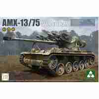 Takom 2038 1/35 French Light Tank AMX-13/75 with SS-11 ATGM 2 in 1 Plastic Model Kit - TK2038