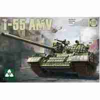 Takom 2042 1/35 Russian Medium Tank T-55 AMV Plastic Model Kit - TK2042