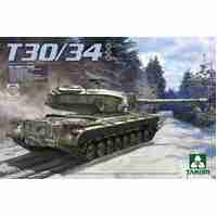 Takom 2065 1/35 U.S. Heavy Tank T30/34 2 in 1 Plastic Model Kit - TK2065