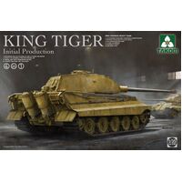 Takom 1/35 WWII German Heavy Tank King Tiger Initial Production 4 in 1 Plastic Model Kit