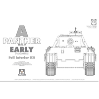 Takom 1/35 WWII German medium Tank Sd.Kfz.171 Panther A early w/ full interior Plastic Kit