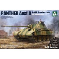 Takom 1/35 Sd.Kfz.171 Panther Ausf.D Late w/ Zimmerit/full interior Plastic Model Kit