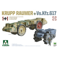 Takom 5007 1/72 Krupp Raumer+Vs.Kfz.617 (1+1) Plastic Model Kit - TK5007