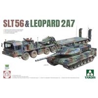 Takom 1/72 SLT56 & LEOPARD 2A7 Plastic Model Kit