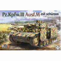 Takom 8002 1/35 Pz.Kpfw.III Ausf.M mit schürzen Plastic Model Kit - TK8002