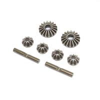 TLR Diff Gear and Cross Pin Set, Metal, 22X-4 - TLR232129