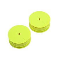 TLR Front Wheel, Stiffezel, 12mm Hex, Yellow, 2pcs - TLR43018