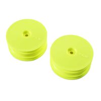 TLR Front Wheel, Yellow, 2pcs, 22X-4 - TLR43021