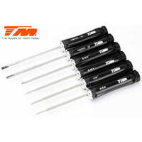 6 PIECE SET - Hex Wrench .05/ 1/16 / 5/64 / 3/32, Phillips and Flat screwdrivers - TM117058