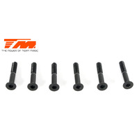 3.5x18mm Steel FH Screw (6) - TM123518