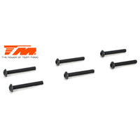 3.5x25mm Steel BH Screw (6) - TM123525BU