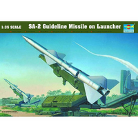 Trumpeter 1/35 Sam-2 Missile with Launcher Cabin Plastic Model Kit [00206]