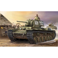 Trumpeter 00356 1/35 Russian KV-1 model 1941 /KV Small Turret Tank - TR00356