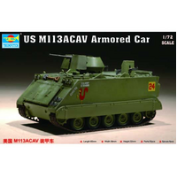Trumpeter 1/72 US M 113ACAV Armored Car