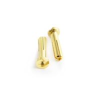 4.0mm Low Profile Gold Plated connector Male 2pcs/bag - TRC-0407