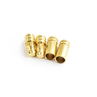 5.0mm gold plated connector(F&M)  2pairs/bag - TRC-0501