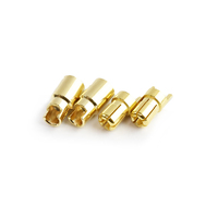 6.0mm gold plated connector(F&M)  2pairs/bag - TRC-0602