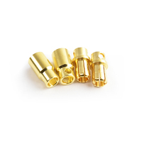 8.0mm gold plated connector(F&M)  2pairs/bag - TRC-0802