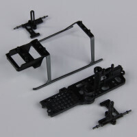 Frame set Inc Main Frame / Anti rotation Bracket / Skid set (4pcs) (Ninja 250) - TWST100110A