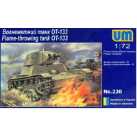 UM-MT 1/72 OT-133 Flame-throwing tank. Plastic Model Kit