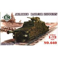 UM-MT 1/72 Armored railcar ZEPPELIN Plastic Model Kit