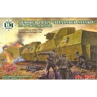 UM-MT 1/72 ARMORED TRAIN "ALEXANDR NEVSKY" Plastic Model Kit