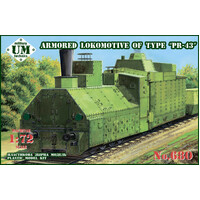 UM-MT 1/72 Armored Lokomotive of type "PR-43" Plastic Model Kit