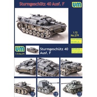 Unimodels 1/72 Sturmgeschutz 40 Ausf F Plastic Model Kit