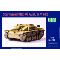 Unimodels 1/72 Sturmgeschutz 40 Ausf.G early Plastic Model Kit