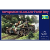 Unimodels 1/72 Sturmgeschutz 40 Ausf.G for Finnish Army Plastic Model Kit