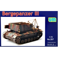Unimodels 1/72 Bergepanzer III Plastic Model Kit