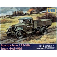 Unimodels 1/48 Soviet truck GAZ-MM Plastic Model Kit