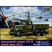Unimodels 1/48 AIRFIELD STARTER AS-2 on GAZ AAA chassis Plastic Model Kit