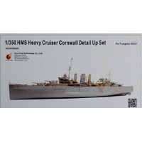 Very Fire 1/350 HMS CORNWALL 1942 Deatil up set (For Trumpeter 05353)