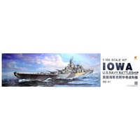 Very Fire 1/350 USS Navy Battleship BB-61 Iowa Plastic Model Kit