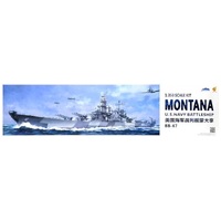 Very Fire 1/350 USS Navy Battleship BB-67 Montana Plastic Model Kit