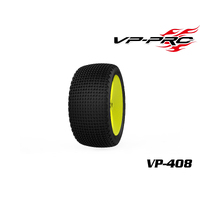 VP PRO VP-408U Cactus Evo M3 Premounted Yellow Rim for 1 /10 Buggy 2WD & 4WD Rear Tire 2pcs