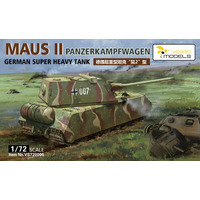 Vespid 1/72 Panzerkampfwagen‘Maus II’ Plastic Model Kit