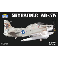 Skale Wings 1/72 Skyraider AD-5W Plastic Model Kit