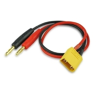 XT-60 CHARGING CABLE 14AWG 60CM CABLE WITH BANANA PLUGS - VSKT-4020