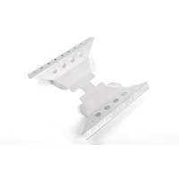 Oxer Transfer Case Guard for Axial Capra 1.9 Unlimited Trail Buggy (Silver)