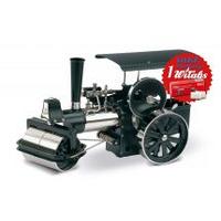 Wilesco 00368 D 368 Steam Roller black/nickel - W00368