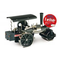 Wilesco 00398 D 398 Steam Roller black/nickel with RC Control - W00398