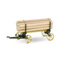 Wilesco 00426 A 426 Lumber wagon black/brass - W00426