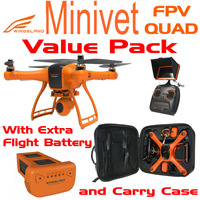 WINGSLAND MINIVET FPV QUAD W/ EXTRA BATTERY AND CARRY CASE
