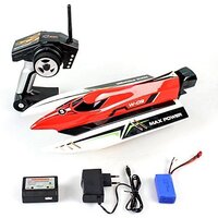 ###High Speed Brushless Cat 2.4G High Speed 45km/h Racing RC Boat (Requires Charger) - WL915